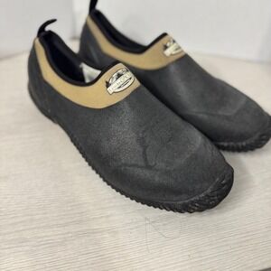 Lewis & Clark Outdoors Mens Khaki Black Rubber‎ Slip On Shoes  10